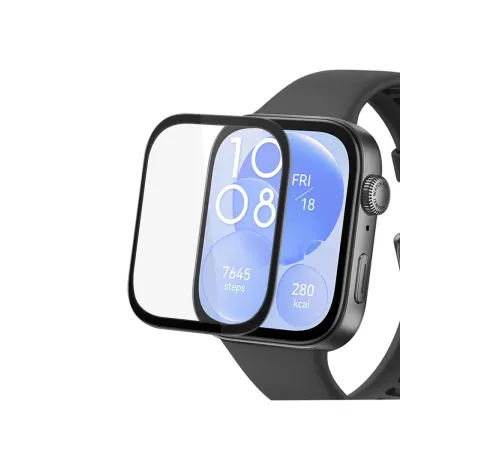 Huawei Watch Fit 3 Polymer Nano Ekran Koruyucu - Şeffaf