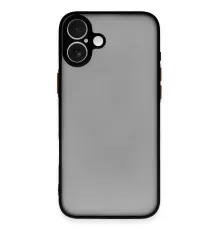 Apple iPhone 16 Kılıf Montreal Silikon Kapak - Siyah