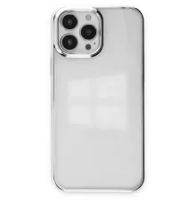 Apple iPhone 14 Pro Max Kılıf Element Silikon - Gümüş