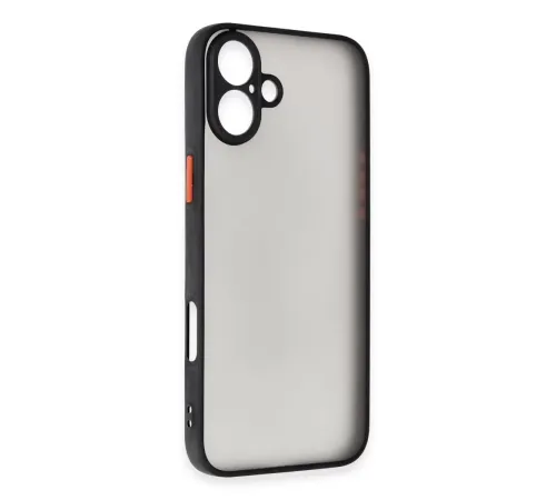 Apple iPhone 16 Plus Kılıf Montreal Silikon Kapak - Siyah