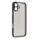 Apple iPhone 16 Plus Kılıf Montreal Silikon Kapak - Siyah