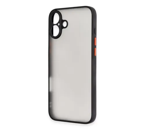 Apple iPhone 16 Plus Kılıf Montreal Silikon Kapak - Siyah