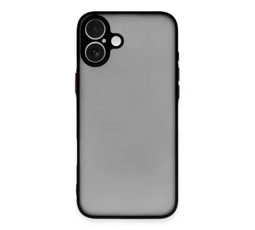 Apple iPhone 16 Plus Kılıf Montreal Silikon Kapak - Siyah