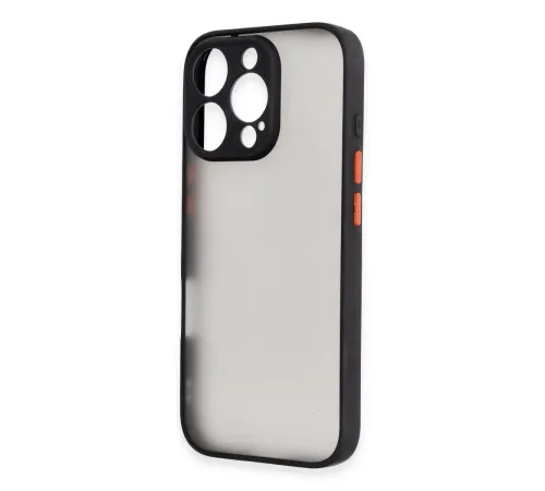 Apple iPhone 16 Pro Kılıf Montreal Silikon Kapak - Siyah