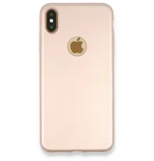Apple iPhone XS Max Kılıf First Silikon - Rose Gold