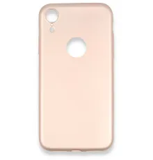 Apple iPhone XR Kılıf First Silikon - Rose Gold