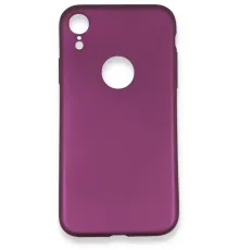 Apple iPhone XR Kılıf First Silikon - Mürdüm