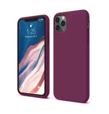 Apple iPhone 11 Pro Kılıf First Silikon - Mürdüm