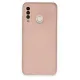 Huawei P30 Lite Kılıf Nano içi Kadife Silikon - Pudra