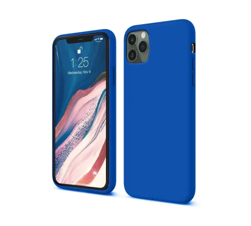Apple iPhone 11 Pro Kılıf First Silikon - Mavi