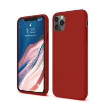 Apple iPhone 11 Pro Kılıf First Silikon - Bordo