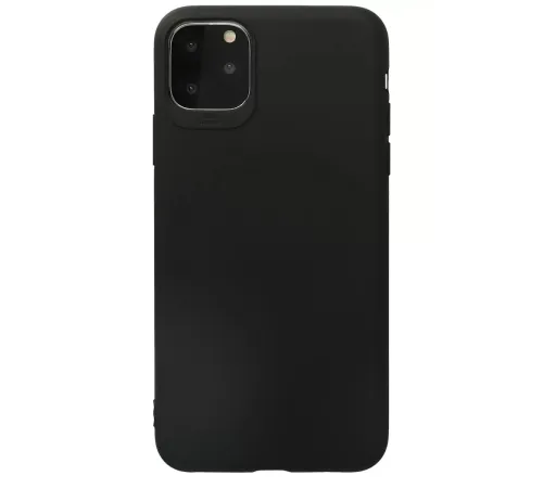 Apple iPhone 11 Pro Max Kılıf First Silikon - Siyah