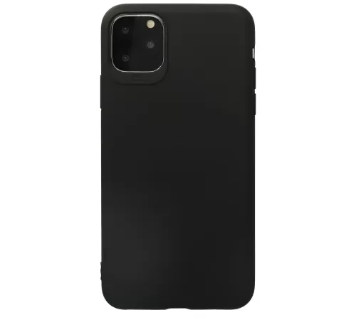 Apple iPhone 11 Pro Max Kılıf First Silikon - Siyah