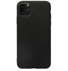 Apple iPhone 11 Pro Max Kılıf First Silikon - Siyah