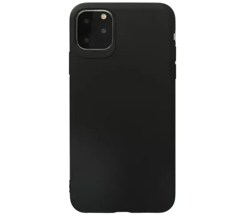 Apple iPhone 11 Pro Max Kılıf First Silikon - Siyah