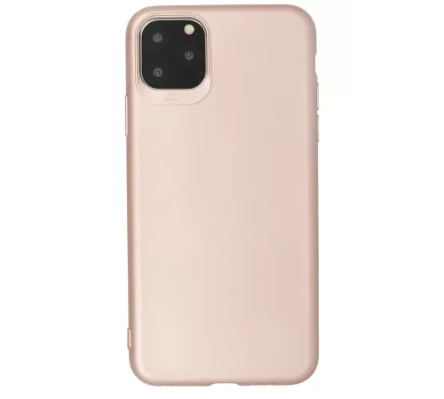 Apple iPhone 11 Pro Max Kılıf First Silikon - Rose Gold