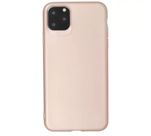 Apple iPhone 11 Pro Max Kılıf First Silikon - Rose Gold