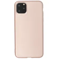 Apple iPhone 11 Pro Max Kılıf First Silikon - Rose Gold