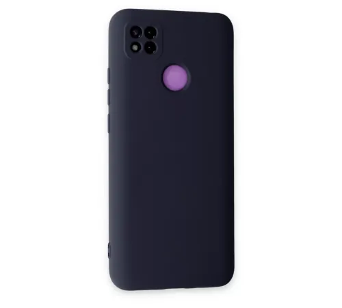 Xiaomi Redmi 9C Kılıf Nano içi Kadife Silikon - Lacivert