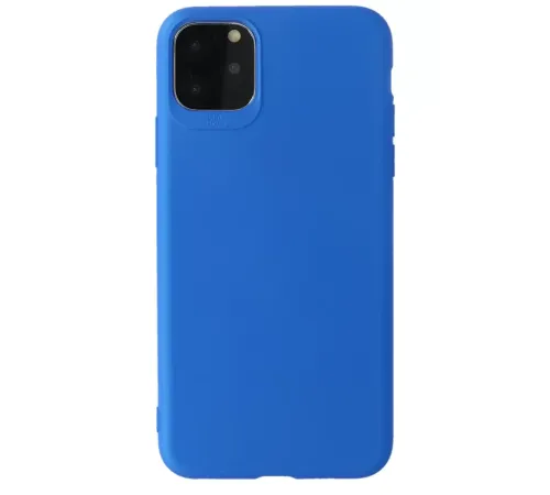 Apple iPhone 11 Pro Max Kılıf First Silikon - Mavi