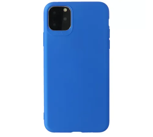 Apple iPhone 11 Pro Max Kılıf First Silikon - Mavi