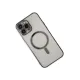 Apple iPhone 14 Pro Kılıf Magneticsafe Lazer Silikon - Siyah