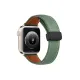 Apple Watch 38mm KR414 Daks Deri Kordon - Koyu Yeşil