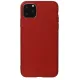 Apple iPhone 11 Pro Max Kılıf First Silikon - Bordo