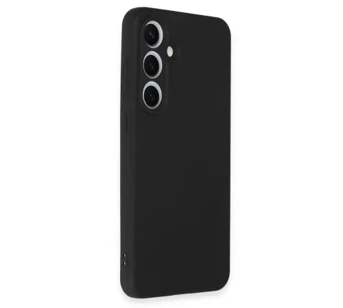 Samsung Galaxy S24 FE Kılıf Nano içi Kadife Silikon - Siyah