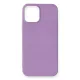 Apple iPhone 12 Mini Kılıf First Silikon - Lila