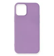 Apple iPhone 12 Mini Kılıf First Silikon - Lila