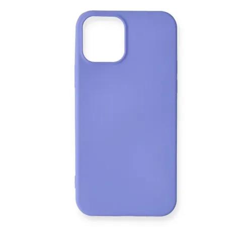 Apple iPhone 12 Mini Kılıf First Silikon - Mor