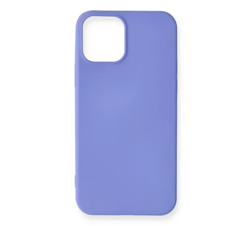 Apple iPhone 12 Mini Kılıf First Silikon - Mor