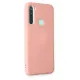 Xiaomi Redmi Note 8 Kılıf Nano içi Kadife Silikon - Pudra