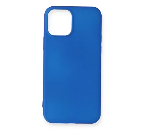 Apple iPhone 12 Mini Kılıf First Silikon - Mavi