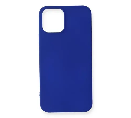 Apple iPhone 12 Mini Kılıf First Silikon - Lacivert
