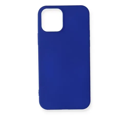 Apple iPhone 12 Mini Kılıf First Silikon - Lacivert
