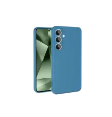 Samsung Galaxy S24 FE Kılıf Nano içi Kadife Silikon - Mavi