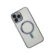 Apple iPhone 14 Pro Kılıf Magneticsafe Lazer Silikon - Sierra Blue