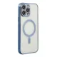 Apple iPhone 14 Pro Kılıf Magneticsafe Lazer Silikon - Sierra Blue