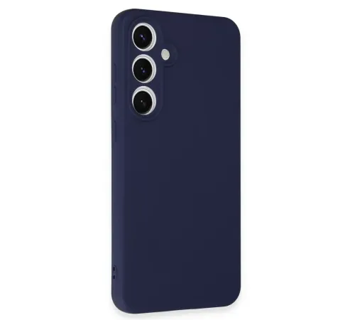 Samsung Galaxy S24 FE Kılıf Nano içi Kadife Silikon - Lacivert