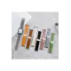 Apple Watch 42mm KR414 Daks Deri Kordon - Pembe