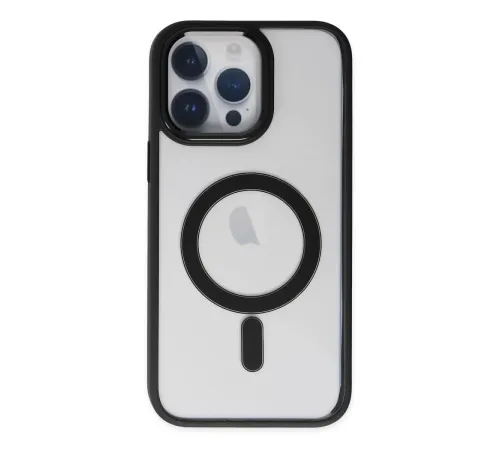 Apple iPhone 14 Pro Kılıf Room Magneticsafe Silikon - Siyah