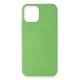 Apple iPhone 12 Mini Kılıf First Silikon - Yeşil