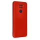 Xiaomi Redmi Note 9 Kılıf Nano içi Kadife Silikon - Kırmızı