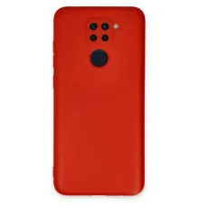 Xiaomi Redmi Note 9 Kılıf Nano içi Kadife Silikon - Kırmızı