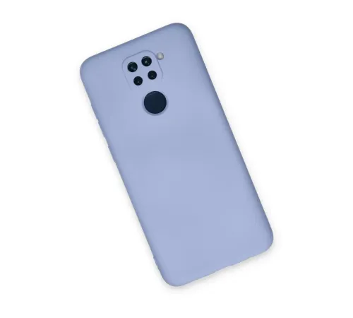 Xiaomi Redmi Note 9 Kılıf Nano içi Kadife Silikon - Lila