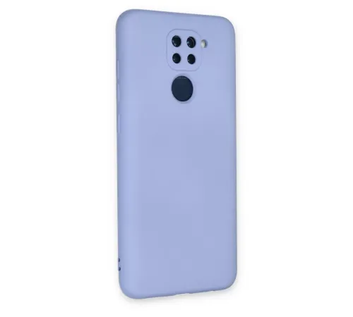 Xiaomi Redmi Note 9 Kılıf Nano içi Kadife Silikon - Lila