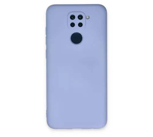 Xiaomi Redmi Note 9 Kılıf Nano içi Kadife Silikon - Lila