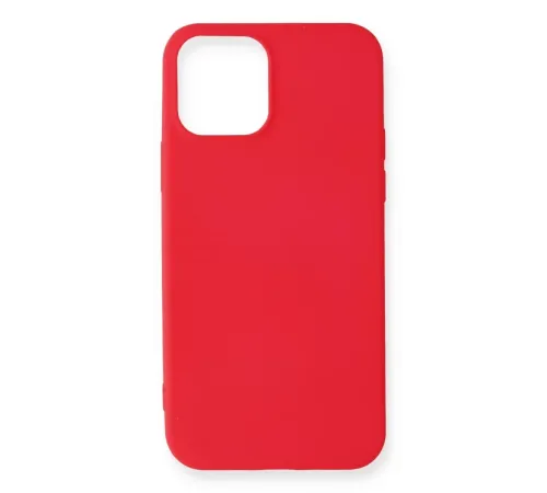 Apple iPhone 12 Mini Kılıf First Silikon - Kırmızı